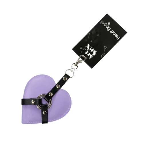 На фото изображен лавандовый брелок на карабине для ключей Art of Heart Angel унисекс на светлом фоне