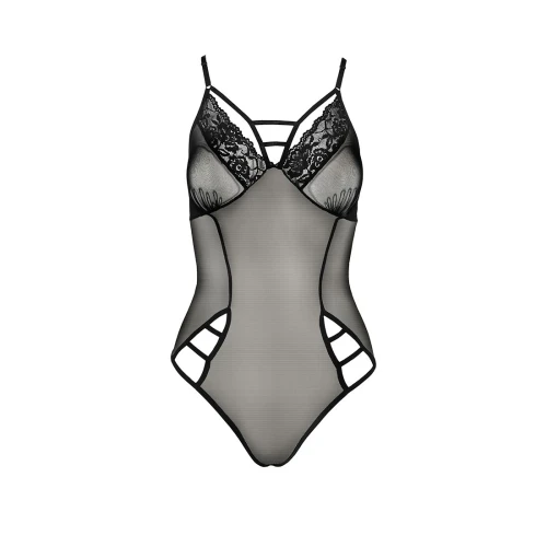 MELANIA BODY black XXL/XXXL - Ажурне боді