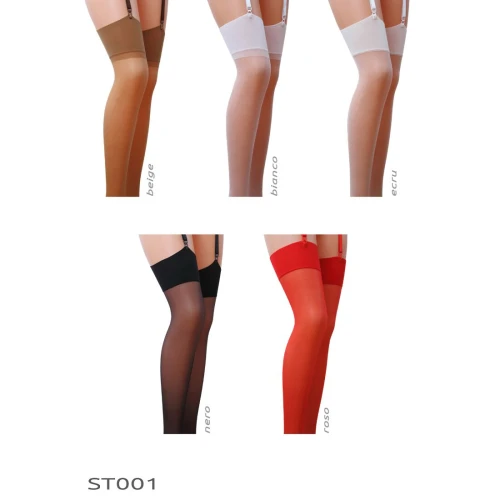 Passion ST001 3/4 nero  - Чулки недорогие