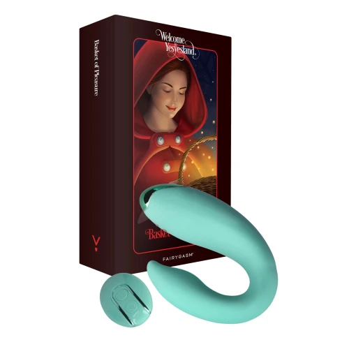 FairyGasm PleasureBerry green - Сказочный вибратор для пар 