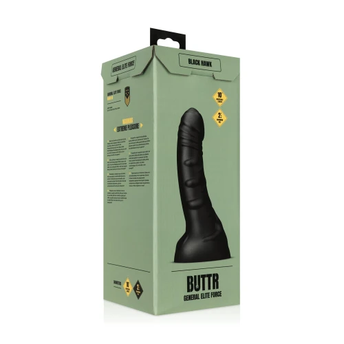 Фалоимитатор BUTTR - Black Hawk Curved Anal Dildo (мятая упаковка!!!)