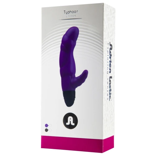 Adrien Lastic Typhoon Purple - Вибратор кролик рельефный 