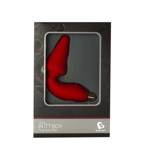 Rocks Off Butt-Boy Red - Анальный стимулятор для промежности