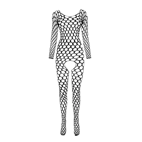 Бодистокинг с крупной сеткой Passion BS077 red