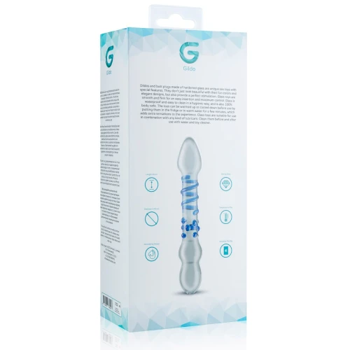 Gildo Glass Dildo No. 21 — Скляний ділдо з екзотичним дизайном