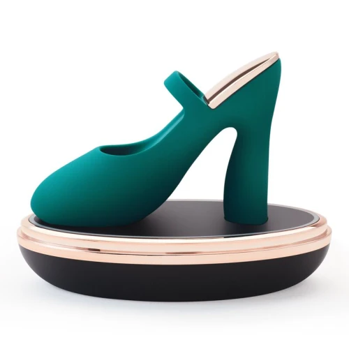 На фото зображено зелений Подвійний вібратор "Льод та Полум'я" Knight Jenay ICE&FIRE для пар на світлому фоні