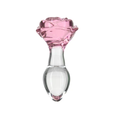 Pillow Talk - Rosy- Luxurious Glass Anal Plug - Стеклянная анальная пробка 