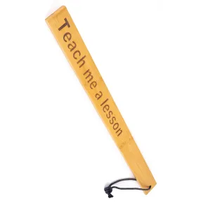 Падл Fetish Tentation Paddle Teach me a lesson Bamboo, упакований у ПЕ пакет
