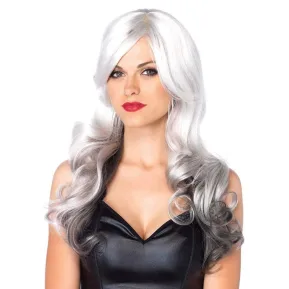 Leg Avenue Allure Multi Color Wig - Серо-черный парик
