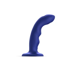 Strap-On-Me Tapping Dildo Wave BLUE - Насадка для страпону з подвійною пульсацією