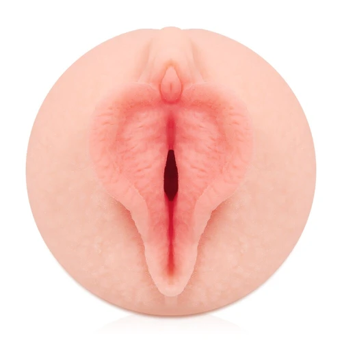 На фото зображено бежевий мастурбатор-вагіна Kokos Elegance 006 для чоловіків на білому тлі.