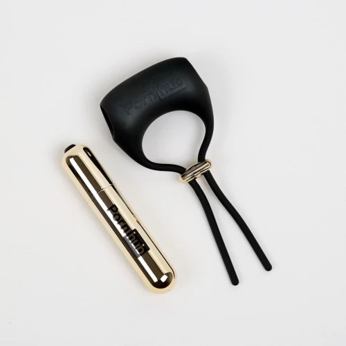 Pornhub Vibrating Tighten Up Ring - Виброкольцо-лассо, самостоятельно выбери степень сжатия