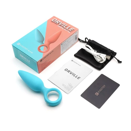 KisToy Orville Blue — Анальный стимулятор с обтекаемой формой