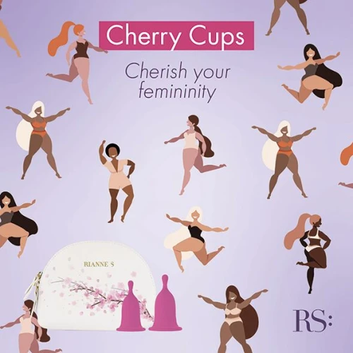 RIANNE S Femcare - Cherry Cup - Менструальные чаши размера S и М