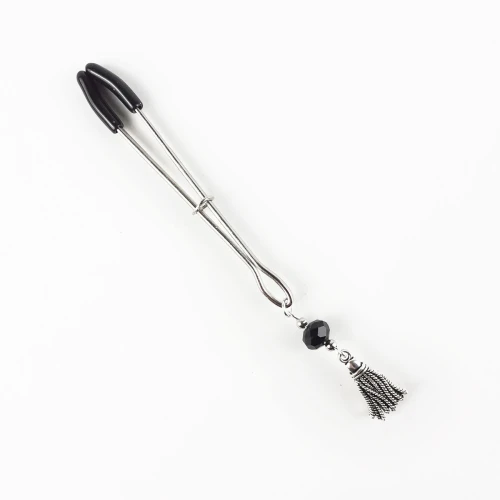 Clit Clamp Sweet Brush - Затискач для клітора з декоративною підвіскою
