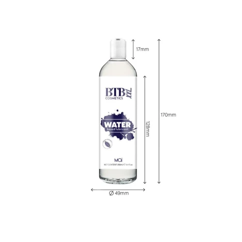 BTB WATER (250 мл) - Классический лубрикант для секс игрушек и секса