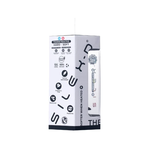 На фото изображена черная анальная пробка SilexD (Model 2 size M) унисекс на светлом фоне