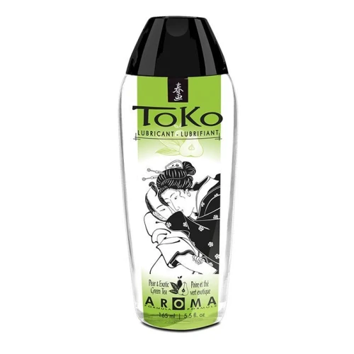 Shunga Toko AROMA - Pear & Exotic Green Tea (165 мл) - Оральний лубрикант зі смаком груші і зеленим чаєм, без вмісту цукру