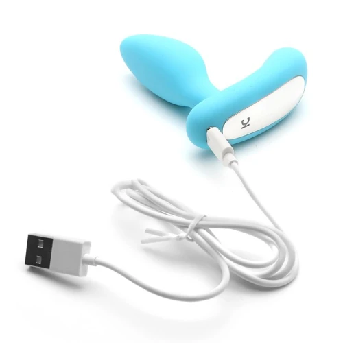 KissToy Gordon Blue — Анальный стимулятор с гибкой кожей и пультом управления