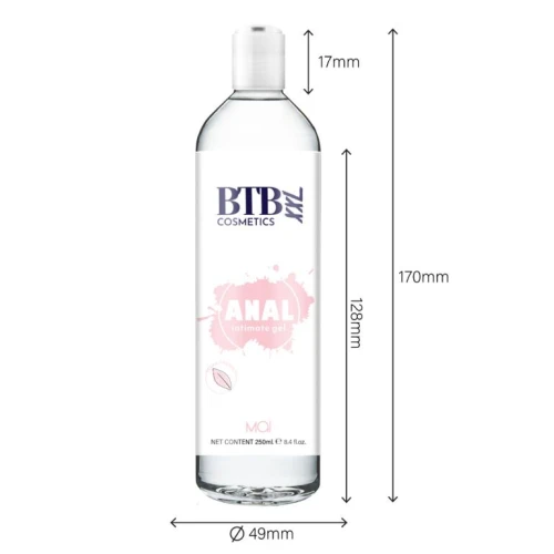 BTB ANAL RELAX (250 мл) - Анальный лубрикант на водной основе