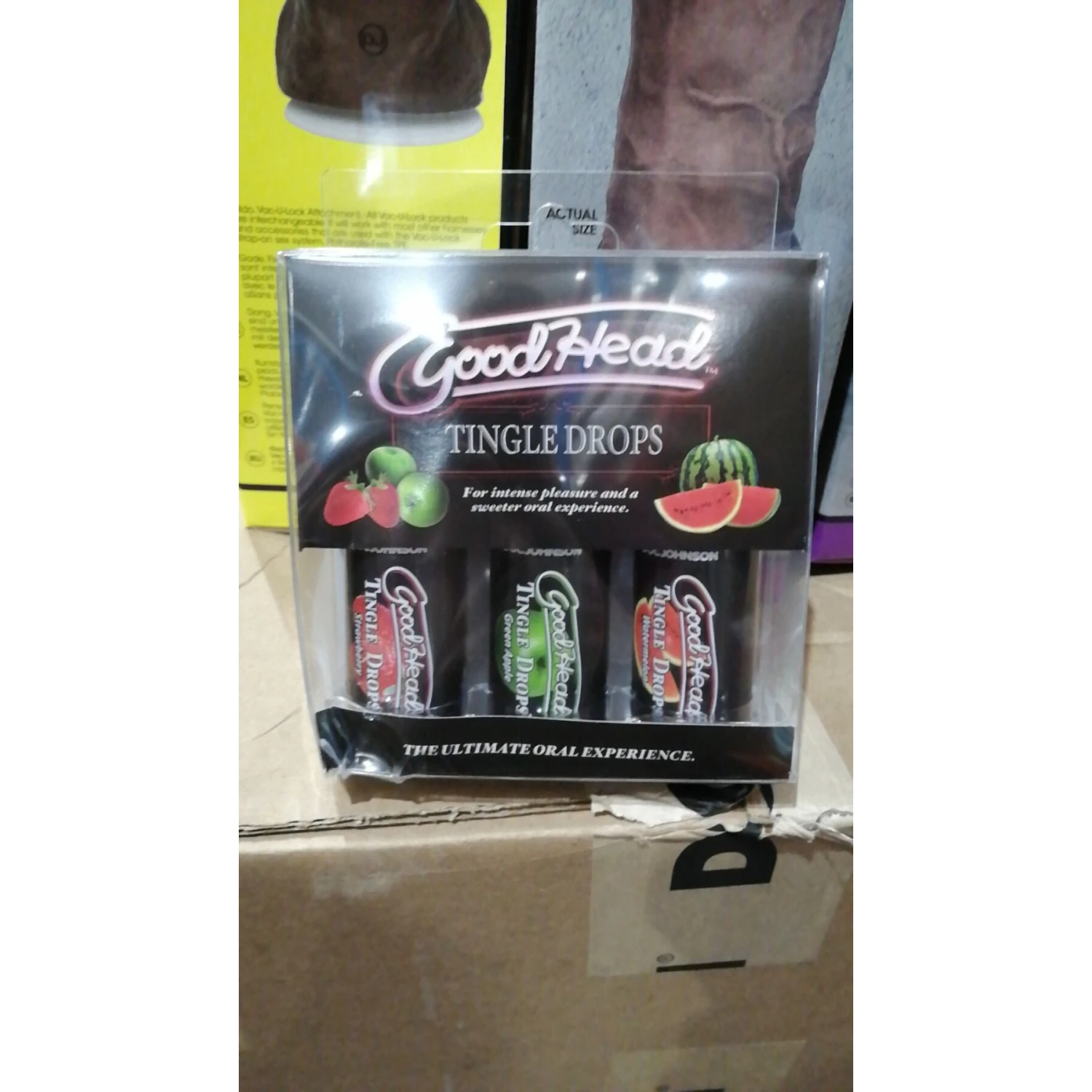 Набор капель для минета Doc Johnson GoodHead - Tingle Drops (мятая упаковка!!!)