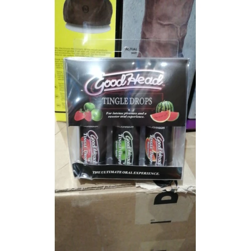 Набор капель для минета Doc Johnson GoodHead - Tingle Drops (мятая упаковка!!!)