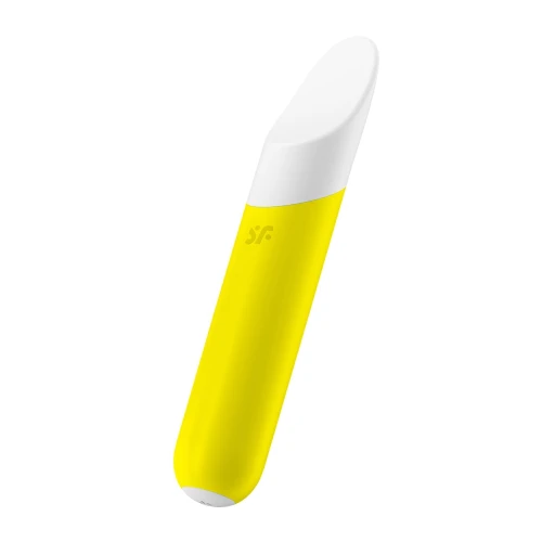 Satisfyer Ultra Power Bullet 7 Yellow - Вібратор з ніжним язичком