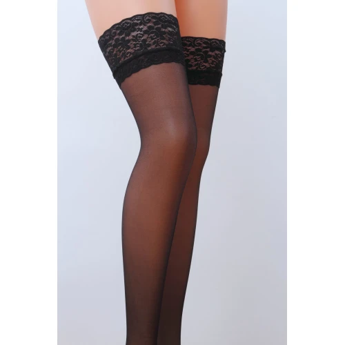 Passion ST003 3/4 nero - Чулки недорогие