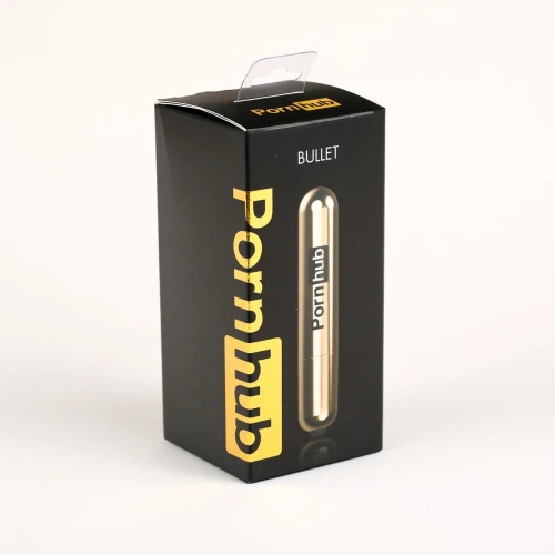 Pornhub Bullet - Вибропуля с популярным логотипом "PornHub" порадует вас 10-ю режимами