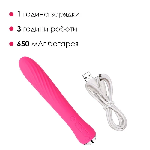 Вибратор с подогревом Svakom Anya Plum Red (надорвана упаковка)