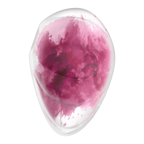 На фото изображен красный вакуумный стимулятор в виде облачка Satisfyer Cloud Dancer (Red) для женщин на белом фоне.