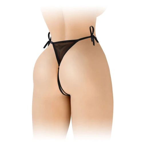 Трусики с доступом Fashion Secret STELLA Black (мятая упаковка!!!)