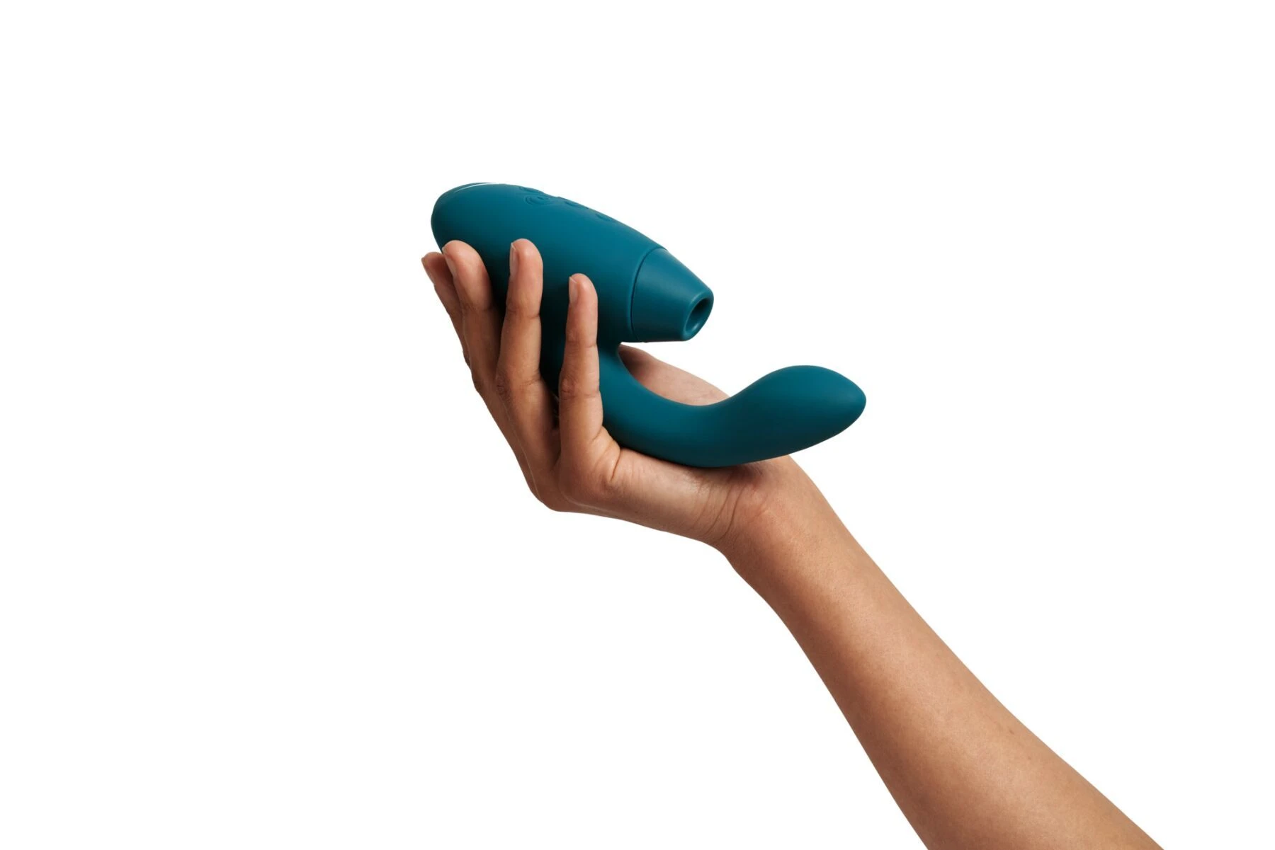 Вакуумный клиторальный стимулятор Womanizer Duo 2 - Petrol (мятая упаковка!!!)