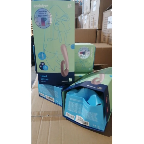 Смарт вибратор-кролик с подогревом Satisfyer Heat Wave Mauve (мятая упаковка!!!)