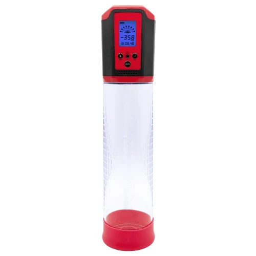 Man Powerup Passion Pump LED Red - Вакуумная помпа с LED дисплеем