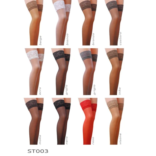 Passion ST003 5 - XXL nero - Чулки недорогие