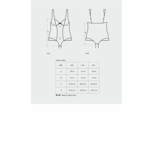 Obsessive Amanta S/M - Еротичний боді "Аманта"