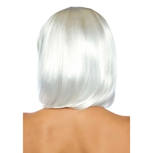Leg Avenue Pearl short natural bob wig White