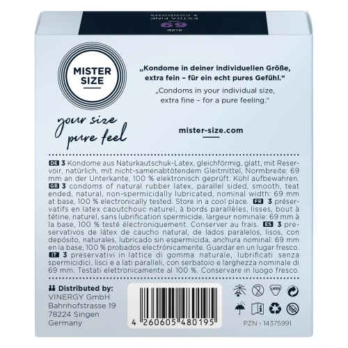 Презервативы Mister Size 69 (3 pcs)