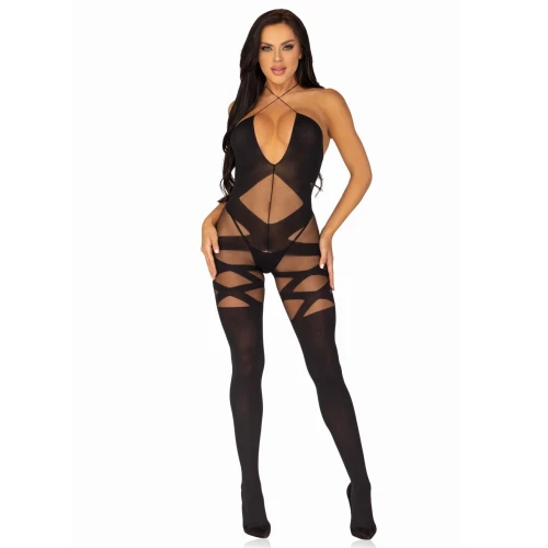 Leg Avenue Feels Like Love Opaque Bodystocking - Женский бодистокинг