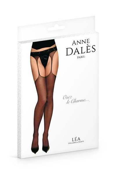 Чулки с поясом Anne De Ales LEA T3 Black