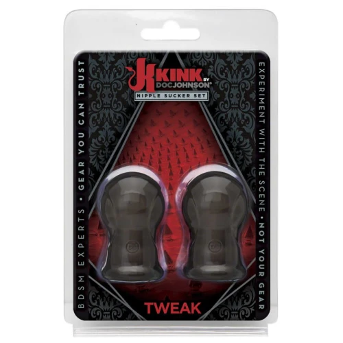 Doc Johnson Kink - Tweak - Nipple Sucker Set - Присоски для сосков