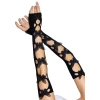 Leg Avenue Butterfly applique arm warmers Black - Мітенки в метелика
