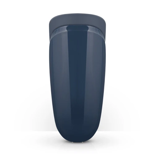 На фото изображен синий мастурбатор с вибрацией и всасыванием Boners Vibrating Blow Job Simulator для мужчин на белом фоне