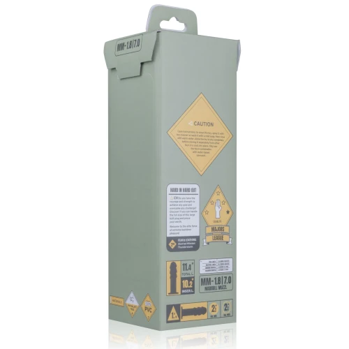 На фото зображено чорну анальну пробку BUTTR - MadBull Muzzl XXL Dildo унісекс на світлому тлі