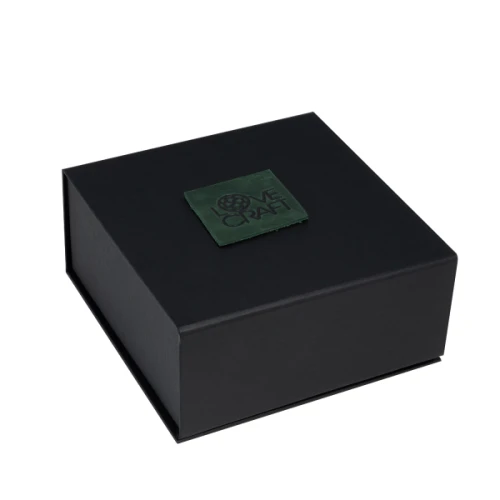 LOVECRAFT — Ошейник зеленый из натуральной кожи размер S