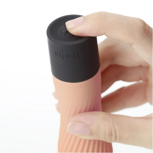 IROHA ZEN Hanacha - Міні вібратор з ніжною і ребристою поверхнею