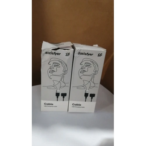Зарядка (запасной кабель) для игрушек Satisfyer USB charging cable Black (мятая упаковка!!!)