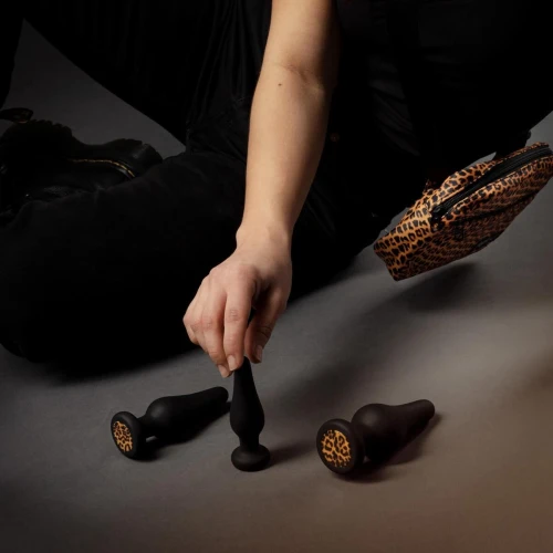 Panthra Kesia - Набор леопардовых анальных пробок 