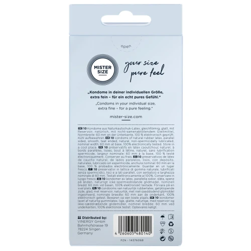 Презервативы Mister Size 60 (10 pcs)